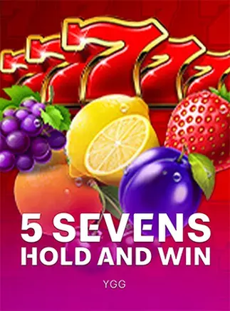 ภาพหน้าปกเกมสล็อต 5 Sevens Hold and Win ธีมเลขเจ็ดคลาสสิก จาก Yggdrasil