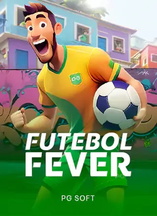 ภาพหน้าปกเกมสล็อต Futebol Fever ธีมการแข่งขันฟุตบอล จาก PG Soft