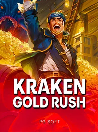 ภาพหน้าปกเกมยิงปลา Kraken Gold Rush ธีมอสูรคราเคนใต้ทะเลลึก จาก PG Soft