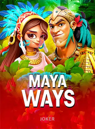 ภาพหน้าปกเกมสล็อต Maya Ways ธีมอารยธรรมชนเผ่ามายาโบราณ จาก Joker